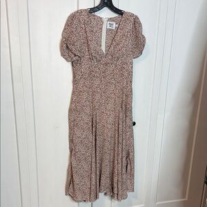 Princess Polly Red Floral Midi Dress - US10